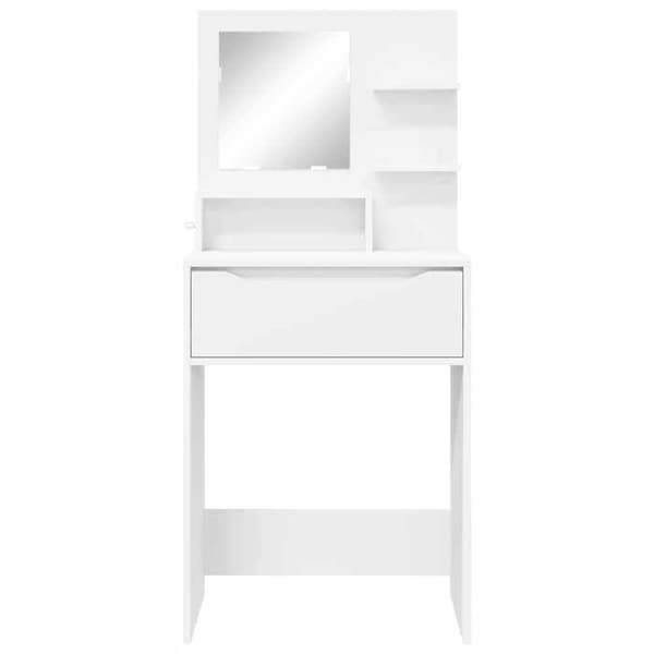Maison Exclusive - Sminkbord för sovrum Vit 60 x 39,5 x 135 cm Vit