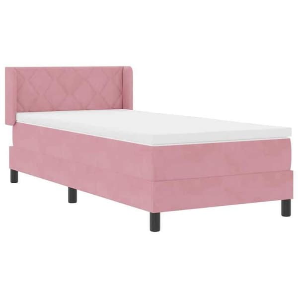 Maison Exclusive - Jousipatja ruusupäällysteellä 200 x 100 cm Sametti Ros