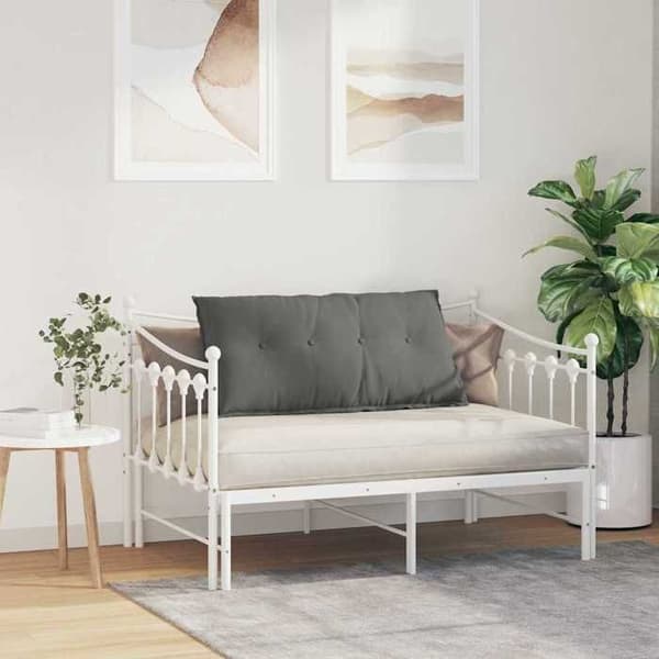 Maison Exclusive - Mørkegrå rygpude 100 x 50 cm Mikrofiber stof