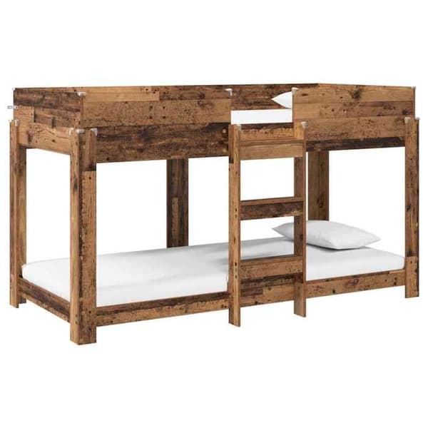 Maison Exclusive - Våningssäng för Barn i Antik Trä 90 x 190 cm