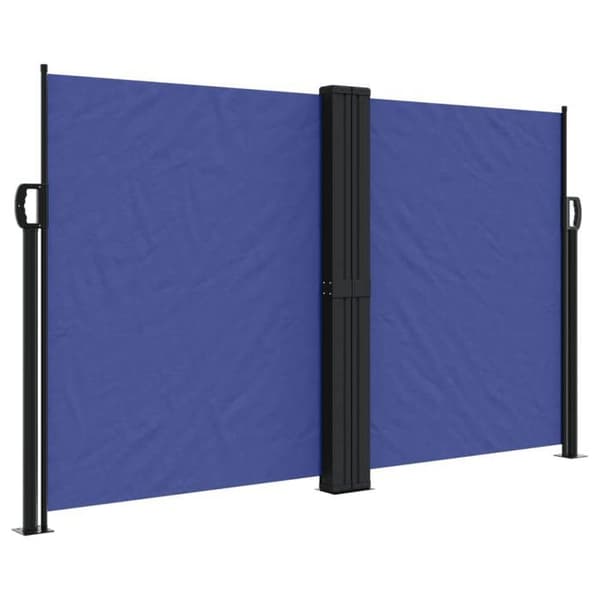 Maison Exclusive - Fällbart sidotak blått 140x1200 cm Blå