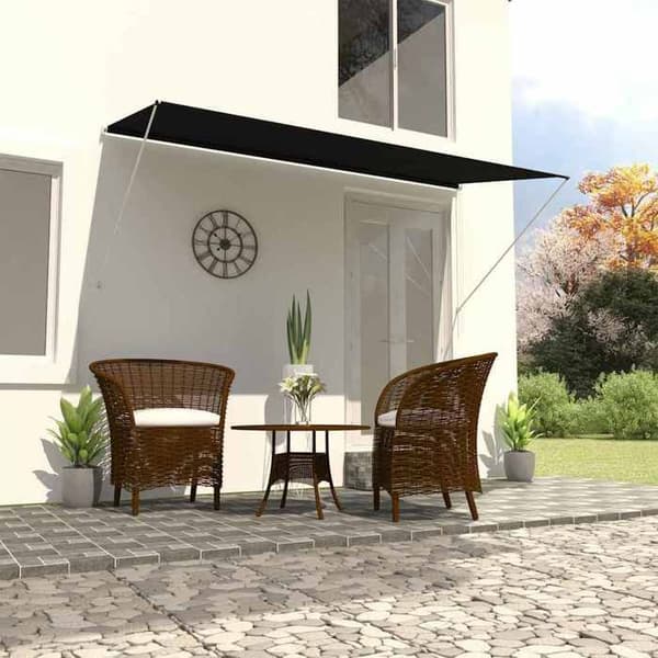 Maison Exclusive - Fällbart tak 300x150 cm Antracit antracit