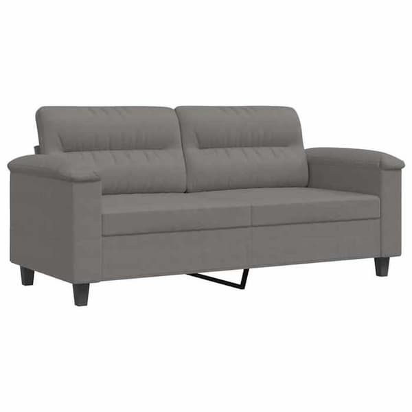 Maison Exclusive - 2-personers sofa i mørkegrå 140 cm mikrofiberstof