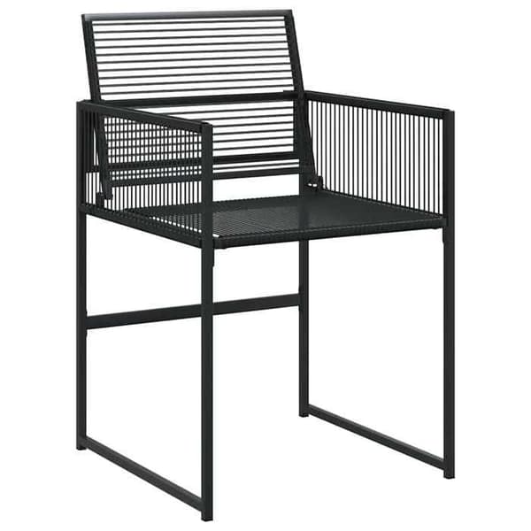Maison Exclusive - Trädgårdsset 5 delar Svart Flätad Resin