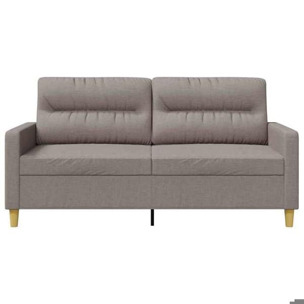 Maison Exclusive - 2-personers sofa Taupe 140 cm Stof