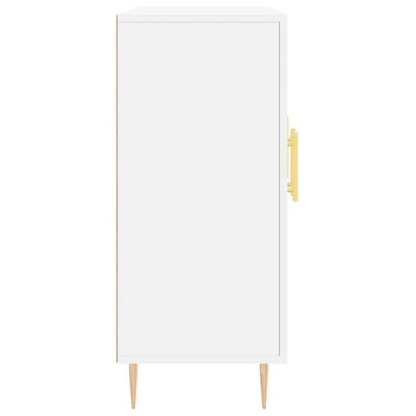 Maison Exclusive - Buffé vit 90x34x80 cm ingenjörsträ