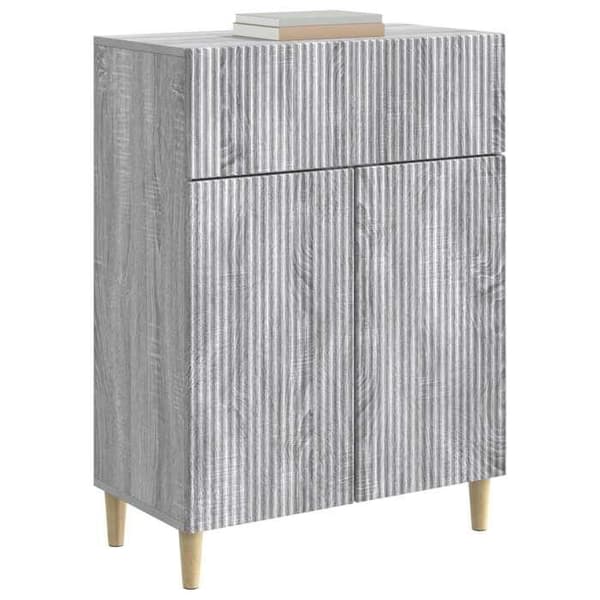 Maison Exclusive - Buffet Sonoma grå 66 x 34,5 x 90 cm Ingeniørtræ