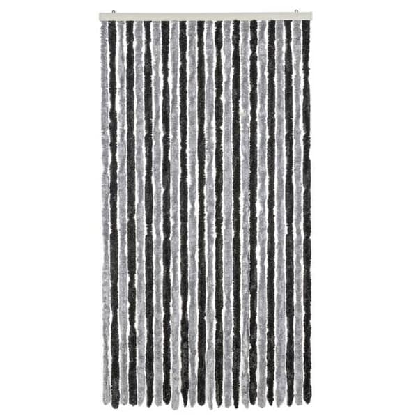 Maison Exclusive - Harmaa ja musta hyttysverkko 100x220 cm chenille