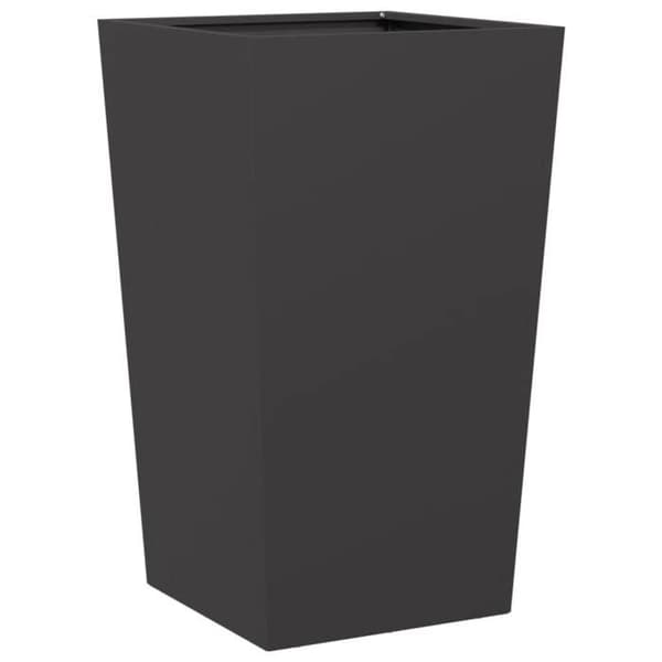 Maison Exclusive - Sort plantekasse 45x45x75 cm stål