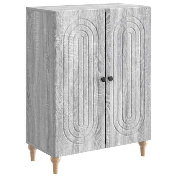 Maison Exclusive - Buffet Sonoma grå 66 x 34,5 x 90 cm Ingeniørtræ grå (Sonoma grå)
