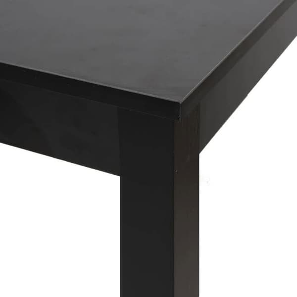 Maison Exclusive - Barbord MDF svart 55x55x107 cm