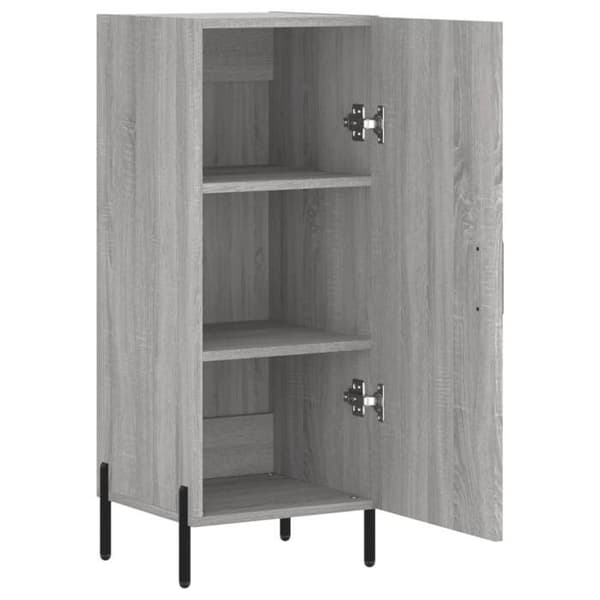 Maison Exclusive - Buffet Sonoma grå 34,5x34x90 cm Ingenjörsträ