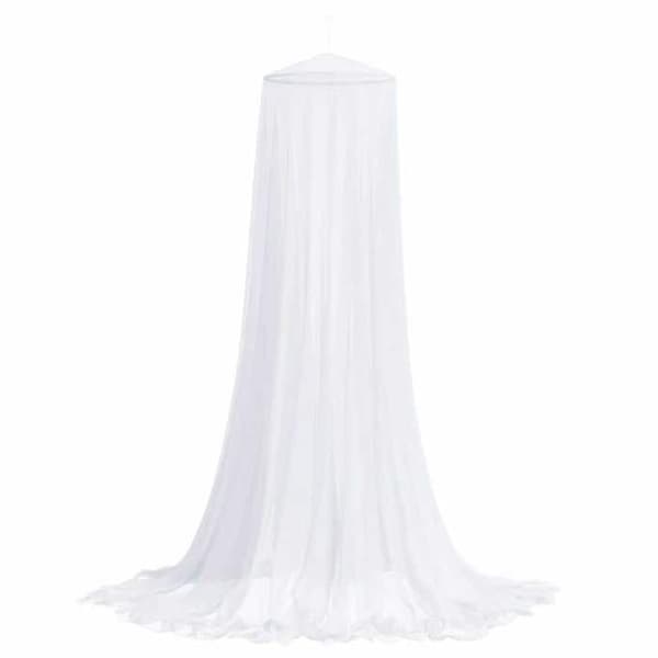 Sängmyggnät - EXKLUSIV HEM - Modell 220 - Polyester - Fällbar - Vit 56x56x220 cm Vit