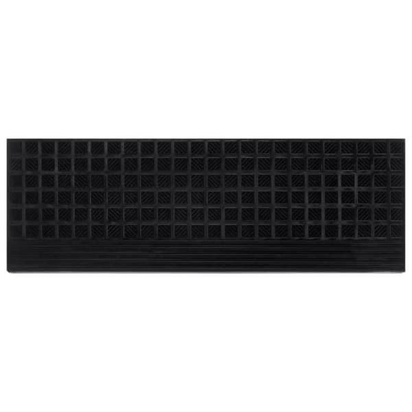 Maison Exclusive - Trappsteg 10 st 25x75 cm gummi Svart