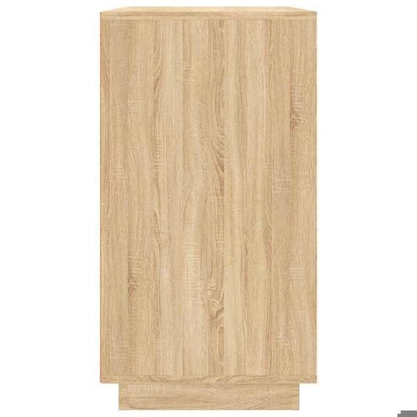 Maison Exclusive - Buffé ek sonoma 80x34x75 cm ingenjörsträ