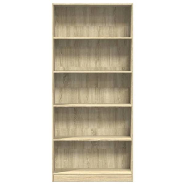 Maison Exclusive - Bibliotek Egetræ Sonoma 80x24x176 cm Ingeniørtræ