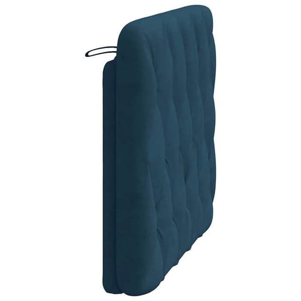 Maison Exclusive - Blå sänggavelkudde 100 cm i sammet