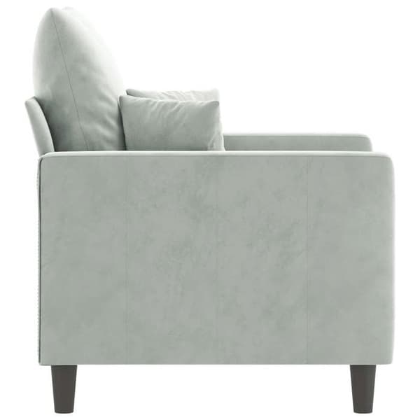 Maison Exclusive - Lysegrå Stol 60 cm Velour