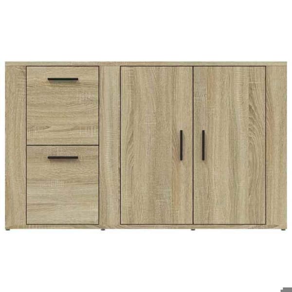 Maison Exclusive - Buffé Ek sonoma 100x33x59,5 cm Ingenjörsträ