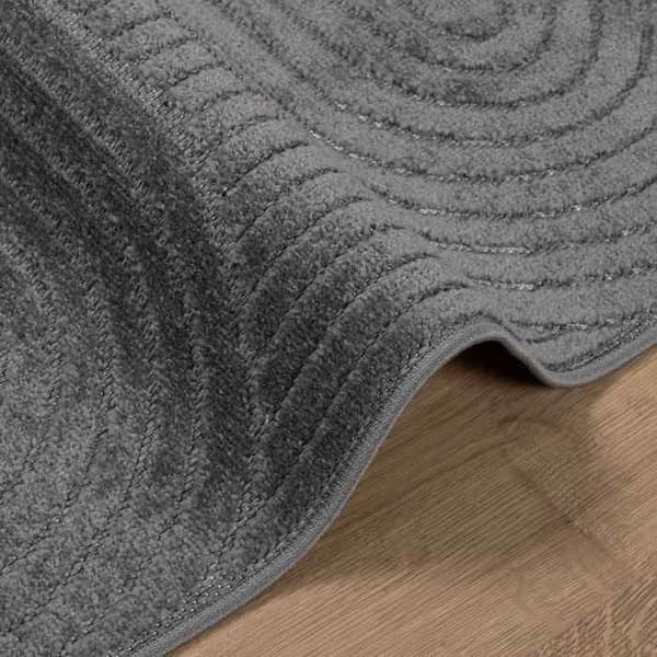 Maison Exclusive - PALMERAS Anthracite Polyester - Sisä- ja ulkokäyttöön tarkoitettu matto
