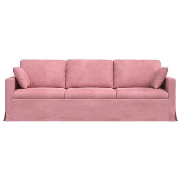 Maison Exclusive - Soffa Rosa 228 x 78 x 80 cm Sammet