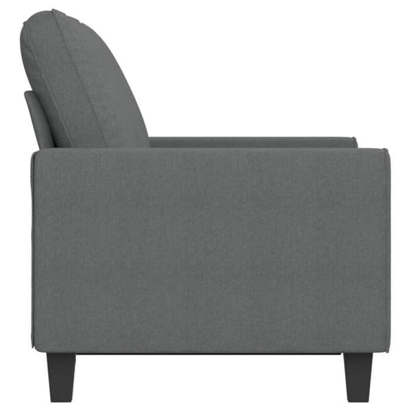 Maison Exclusive - Tummanharmaa 2-paikkainen sohva 120 cm Kangas