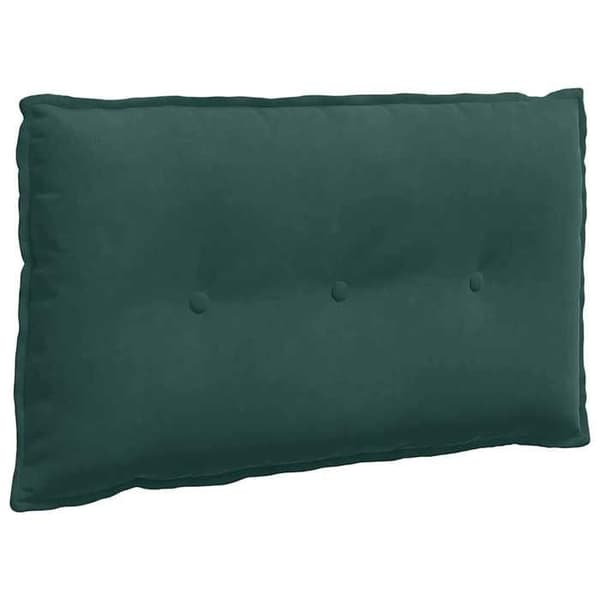 Maison Exclusive - Mørkegrøn Rygpude 80 x 50 cm Velourstof