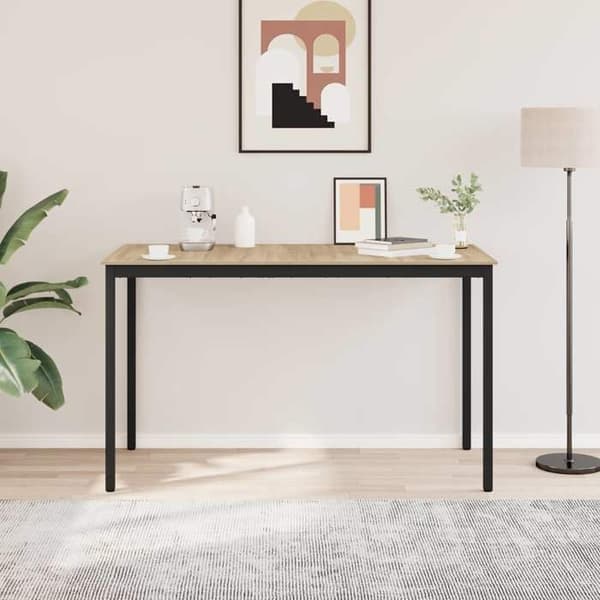 Maison Exclusive - Stående barbord i ingeniørtræ, rektangulær