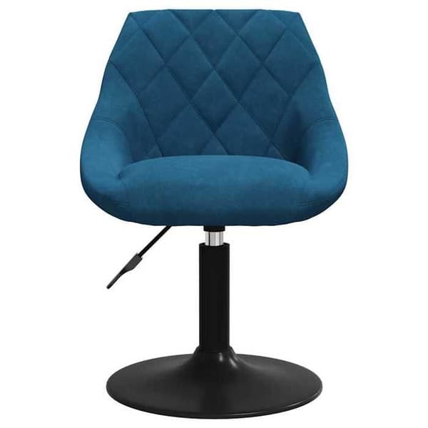 Maison Exclusive - Spisebordsstole med drejefunktion sæt af 4 blå velour Blå