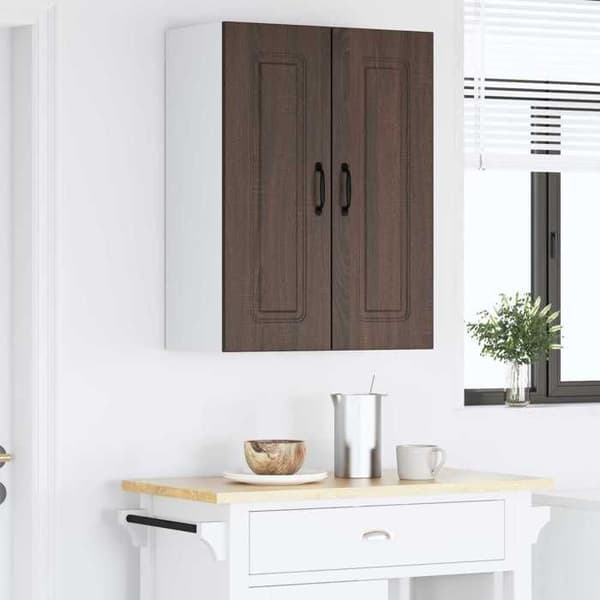Maison Exclusive - Kalmar 2 stk. opvaskemaskinepanel i mørk eg Brun ek