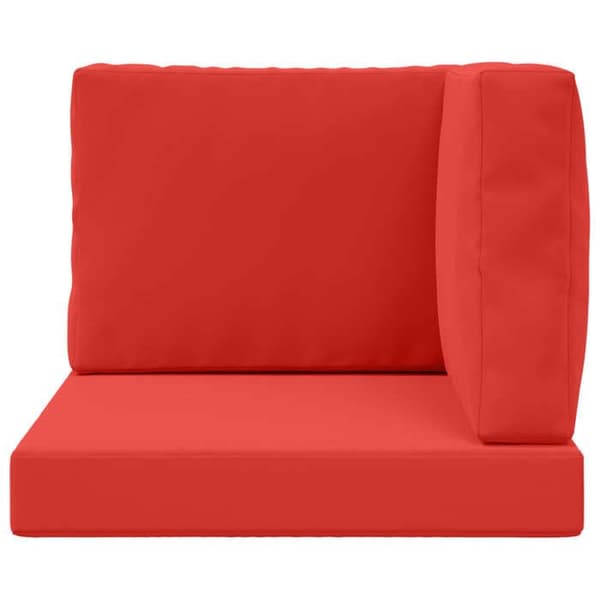 Utomhuskudde - EXKLUSIV HEM - 60 x 60 cm - Polyester - Röd - Dragkedja på överdrag Röd