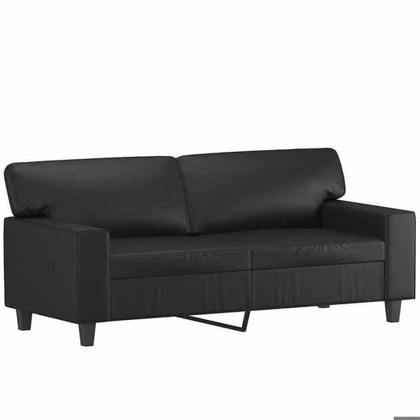 Maison Exclusive - 2-personers Sofa Sort 140 cm Syntetisk Læder