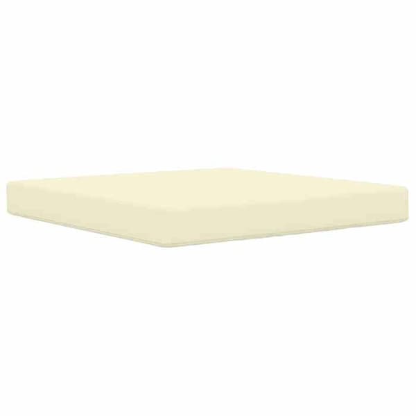 Utomhus sittkudde - EXKLUSIV HEM - 80 x 80 cm - Polyester - Avtagbart blixtlåsöverdrag - Skumvadderad Grädde