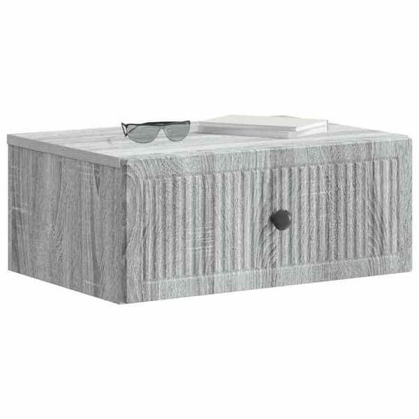 Maison Exclusive - Sonoma grå natbord 49 x 34,5 x 20 cm