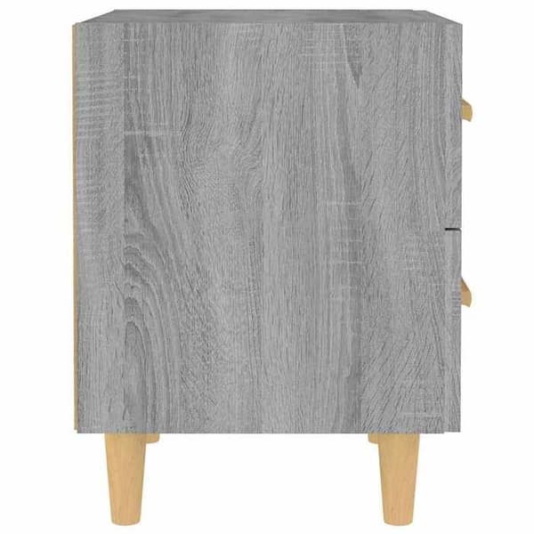 Maison Exclusive - Sängbord 2 st Sonoma grå 40x35x47,5 cm Sonoma grå
