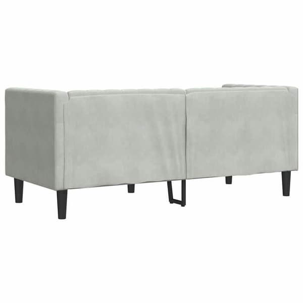 Maison Exclusive - Lys grå sofa 174 x 74,5 x 70,5 cm Velour