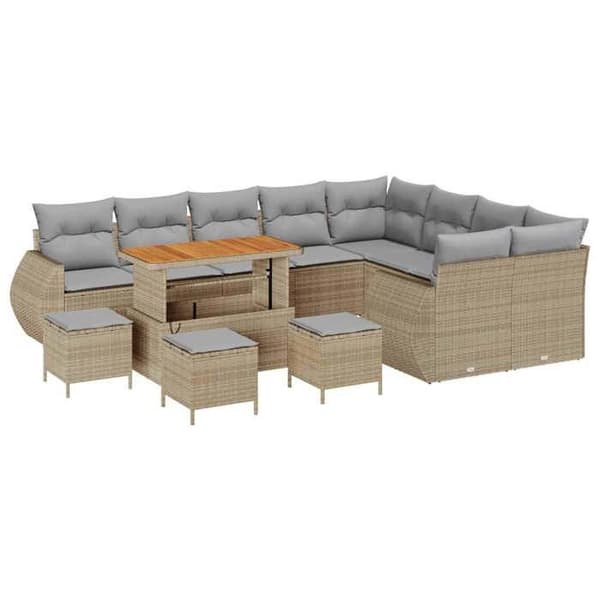 Maison Exclusive - 13 hengen puutarhakalustesarja 13 pc