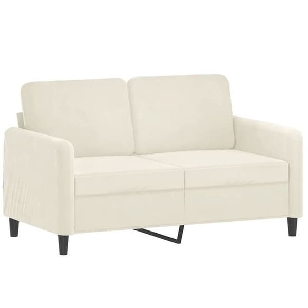 Maison Exclusive - Sæt af 2 sofaer med creme velour puder