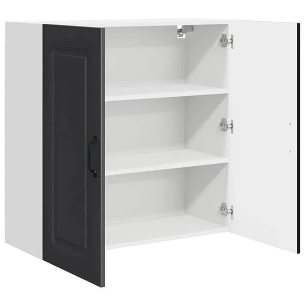 Maison Exclusive - Kalmar Sort opvaskemaskinepanel 80 x 31 x 80 cm Svart