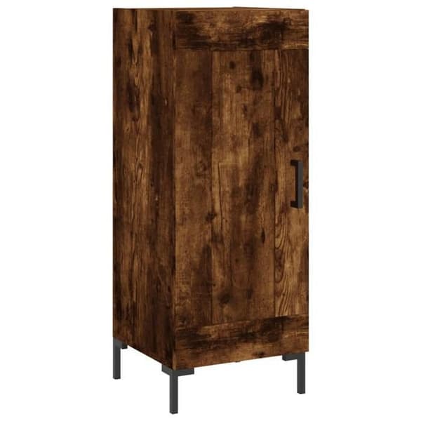 Maison Exclusive - Buffé Ek rökt 34,5x34x90 cm Ingenjörsträ