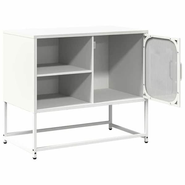 Maison Exclusive - Hvid TV-møbel 68x39x60,5 cm stål