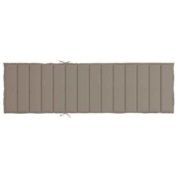 Maison Exclusive - Stolar med långsittande kuddar Oxford tyg (100% polyester) Taupe Mol