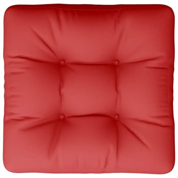 Maison Exclusive - Röd pallkudde 60x60x12 cm tyg