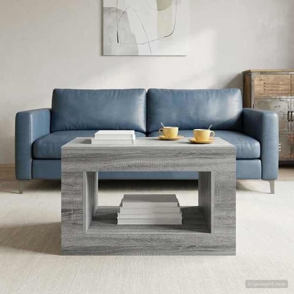 Bord - EKSKLUSIV HUS - Sonoma Grå - Kompakt - Robust - Klassisk design Gris Sonoma