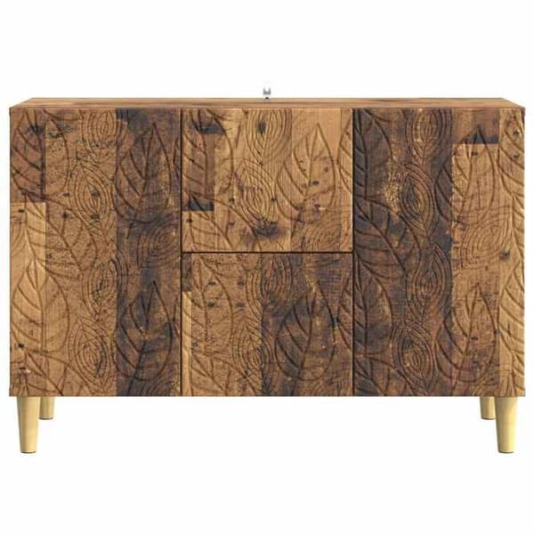 Maison Exclusive - Buffé i gammalt trä 89 x 34,5 x 60 cm Ingenjörsträ