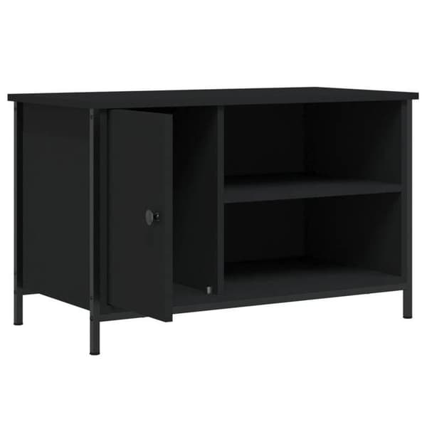 Maison Exclusive - TV-møbel Sort 80x40x50 cm Ingeniørtræ