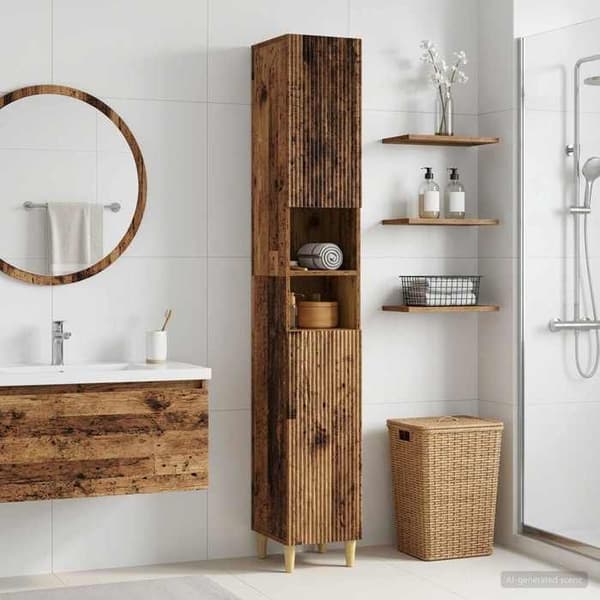 Maison Exclusive - Badeværelsesskab med Åben Hylde ARNHEM