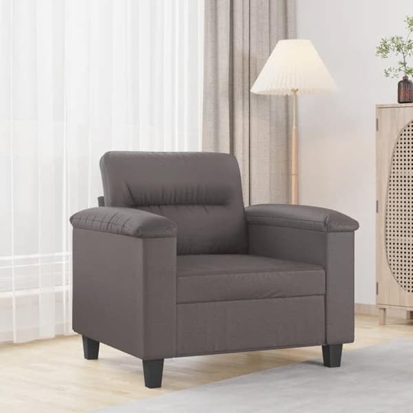 Maison Exclusive - Harmaa Tuoli 60 cm Keinonahkaa