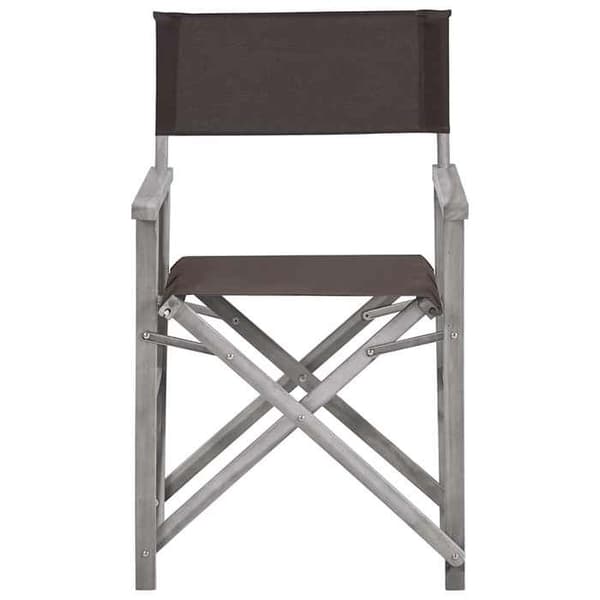 Maison Exclusive - Regissörsstolar set om 2 i massiv akaciaträ