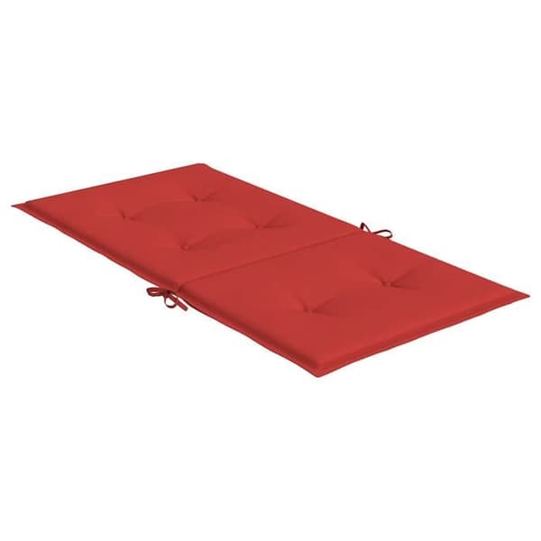 Maison Exclusive - Trädgårdsstolar med lågt ryggstöd, 2-pack, röd Röd